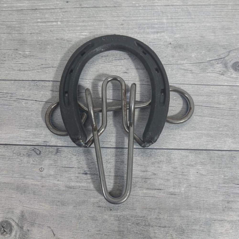 Vtg American Horseshoe Game Diamond Classic Keyhole Brain Teaser Western Decor